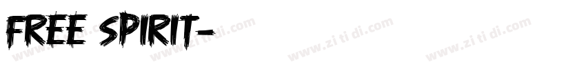 Free spirit字体转换